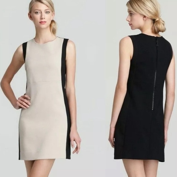 kate spade Dresses & Skirts - Kate Spade Colorblock Grey Black Stretch A Line Dress Size 4